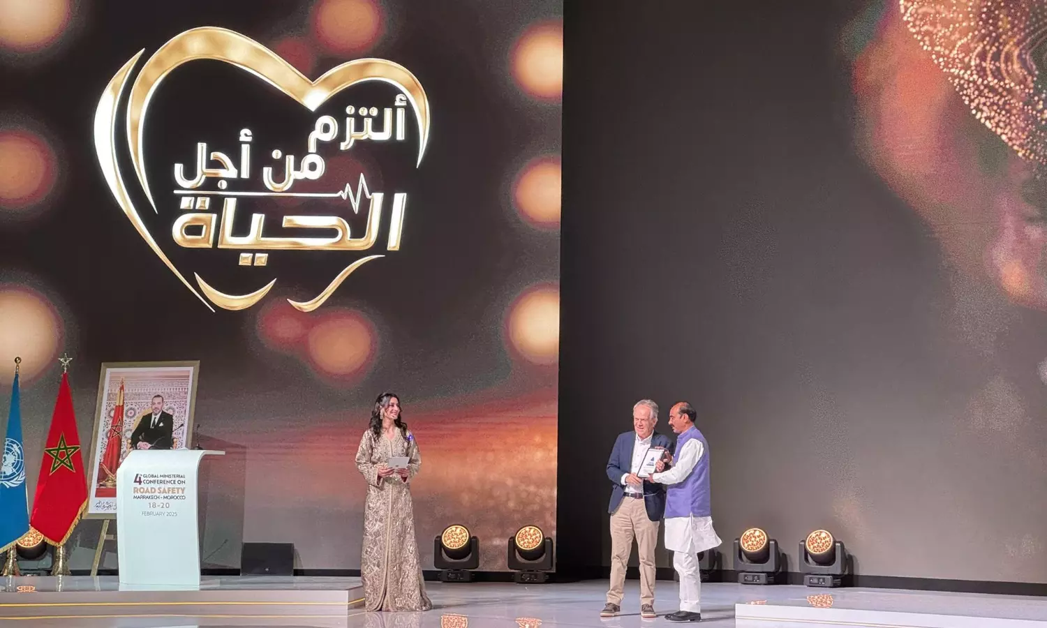 India wins top global award for road safety