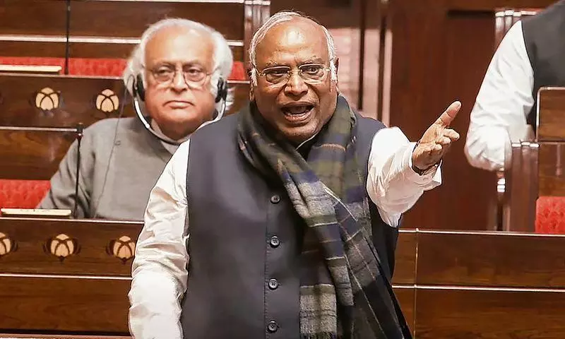 Kharge slams Modi govt over declining scholarships for SC, ST, minorities