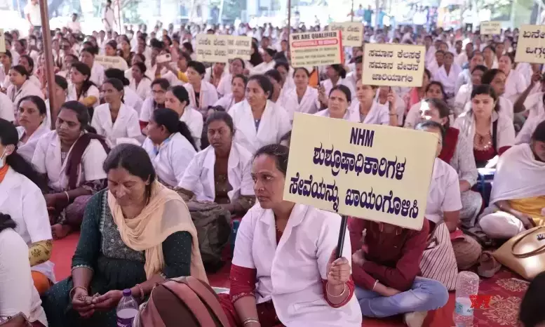 Karnataka health services disrupted as 9,000 nurses strike