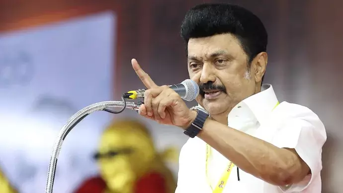 Why no Tamil language promoting bodies in UP,  asks MK Stalin