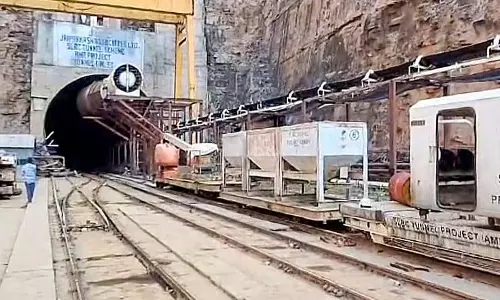 Rescue ops intensified to reach trapped persons in collapsed tunnel