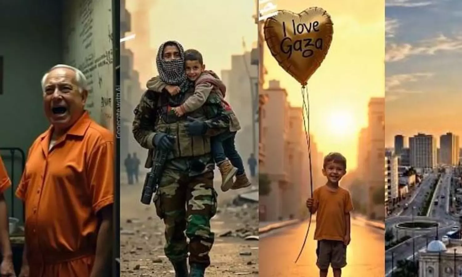Palestinians create AI video to counter US Presidents Gaza imagination