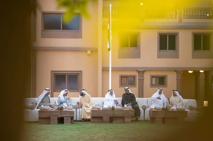 UAE leaders gather for iftar at historic Sheikh Zayed farm in Dubai