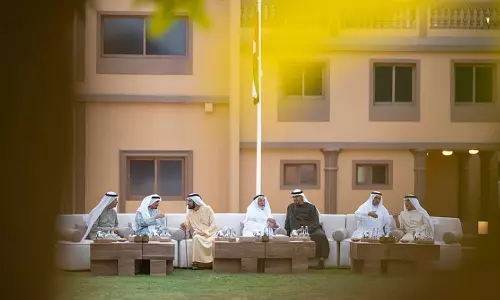 UAE leaders gather for iftar at historic Sheikh Zayed farm in Dubai