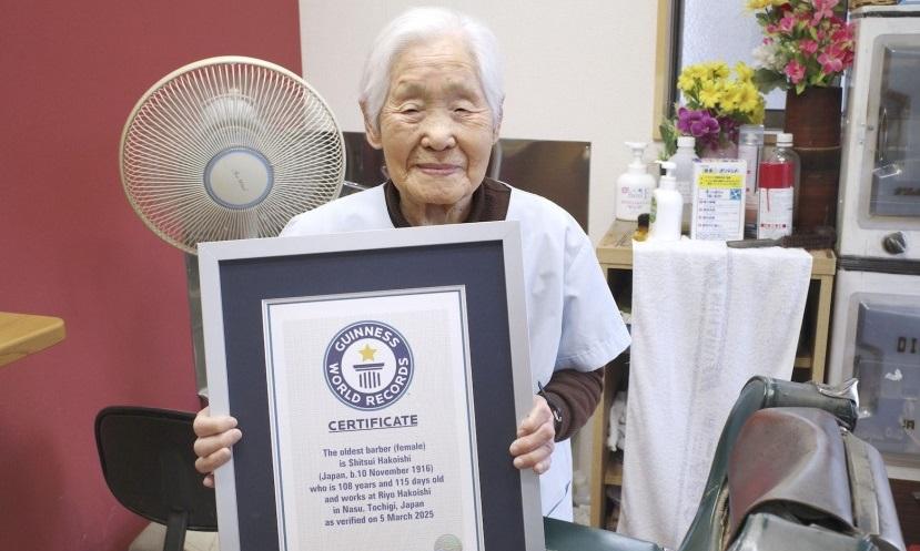 108-year-old Japanese woman named as worlds oldest female barber