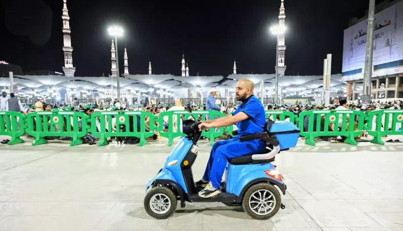 Emergency scooters launched to assist worshippers in Madinah