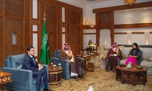 Saudi Crown Prince, U.S. Secretary of State meet in Jeddah, review bilateral ties