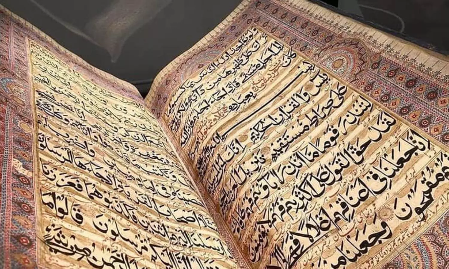 Jeddah’s Islamic Arts Biennale showcases  200-year-old Indian Quran manuscript