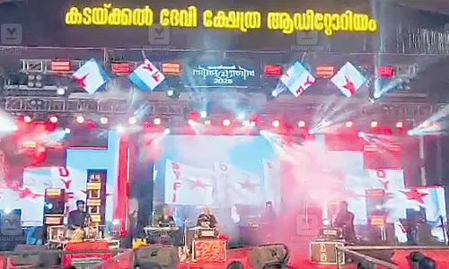 DYFI flags at temple festival in Kollam: TDB orders vigilance probe