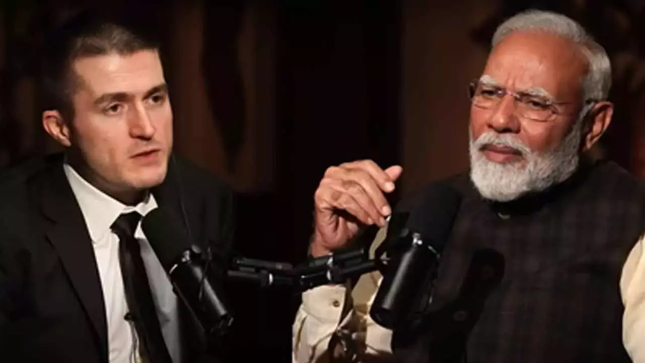 Lex Fridman fasts for 45 hours before interviewing PM Modi