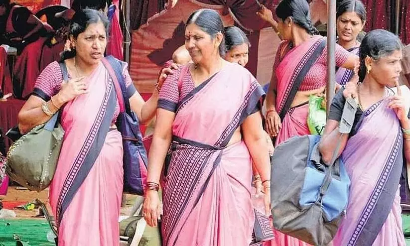 After ASHAs, Anganwadi workers start protest in Kerala