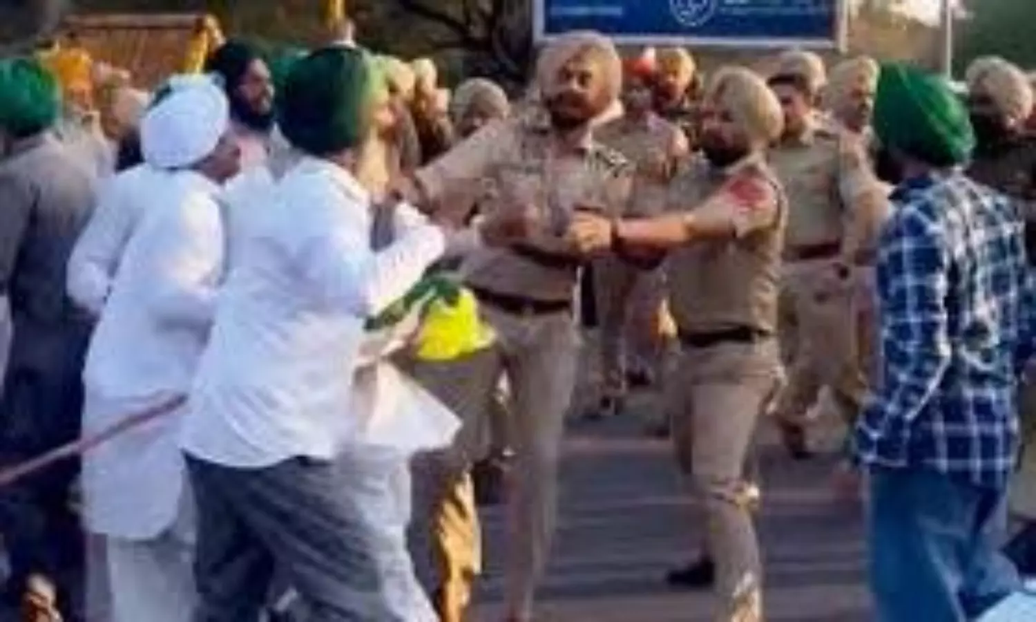 farmers protest mohali