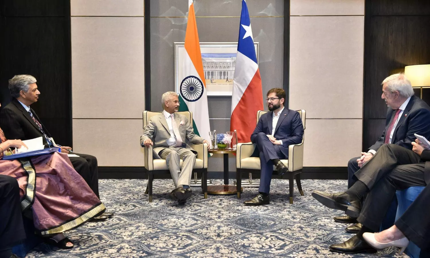 EAM Jaishankar, Chilean Prez Boric discuss strengthening bilateral ties