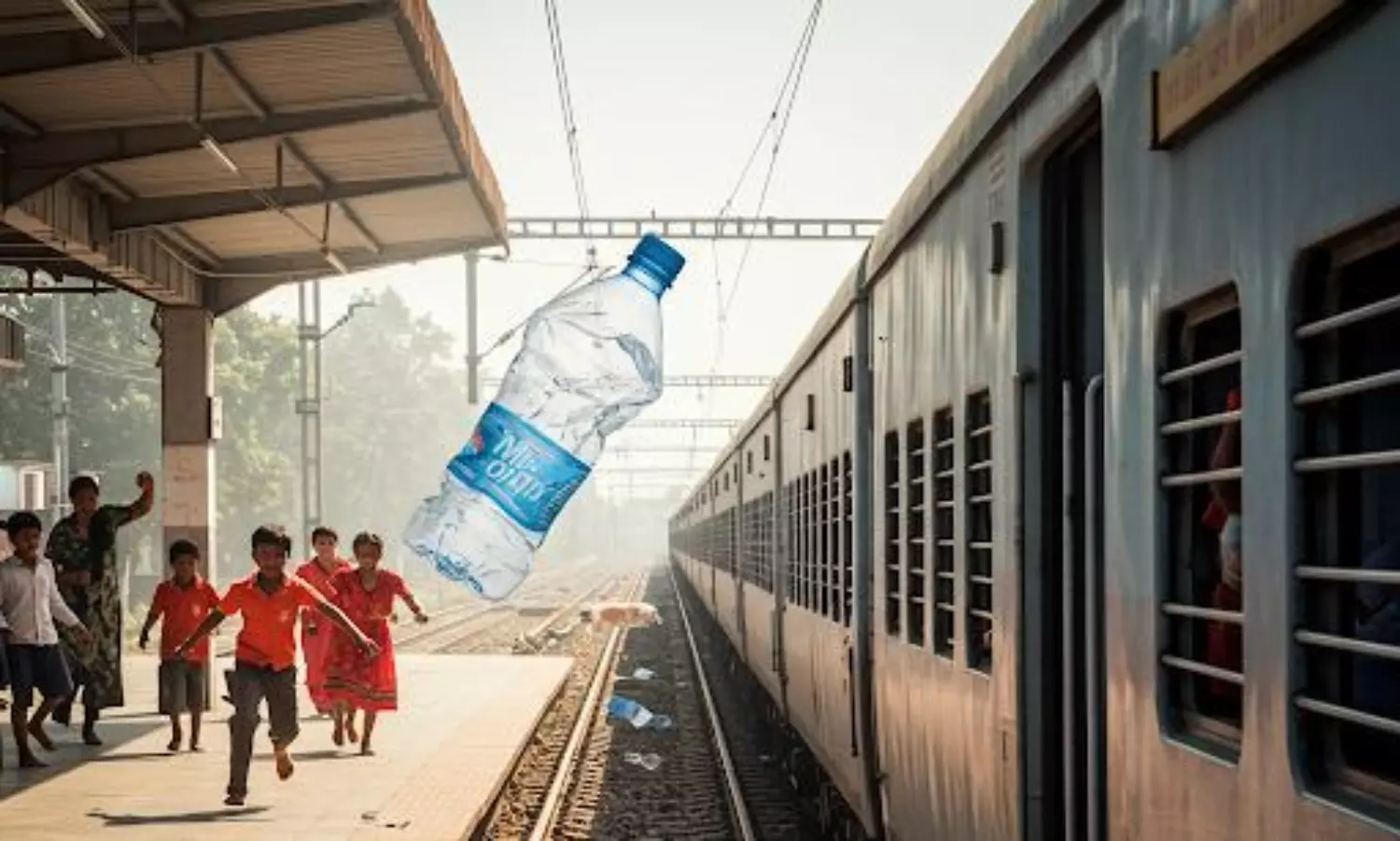 14-yr-old boy dies after being hit by bottle thrown from moving train