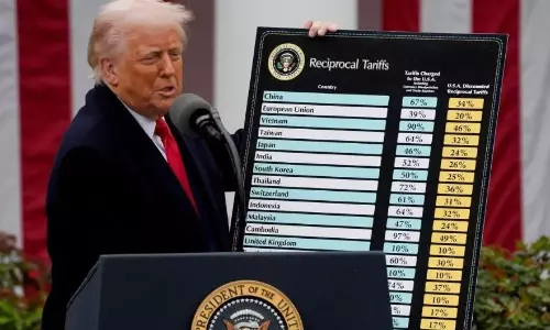 Trump rolls out kind reciprocal tariffs, hits India with 26 pc