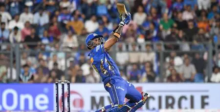 IPL 2025: Suryakumar Yadav becomes 8th MI player to reach 100 game