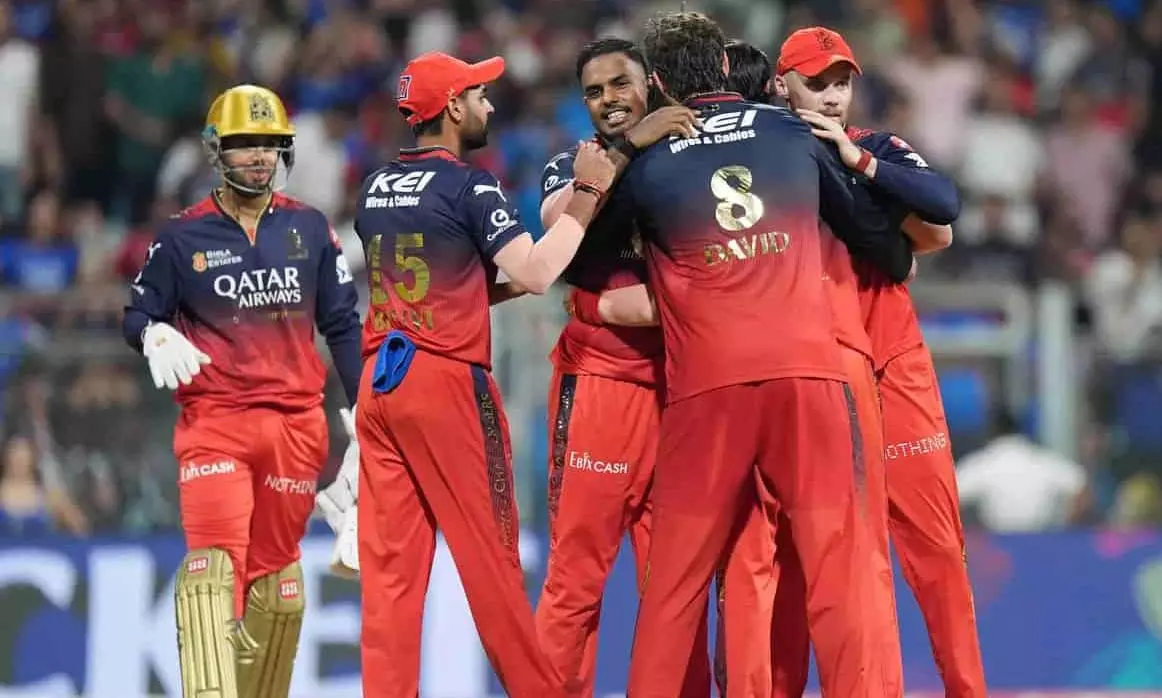 IPL 2025: RCB fells Mumbai Indians for 12 runs in thriller
