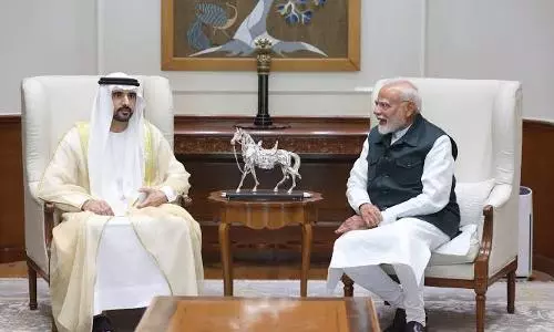 Sheikh Hamdan arrives in India, holds key talks with PM Modi