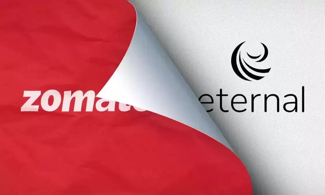 Zomato officially rebrands to Eternal Ltd, keeps app name
