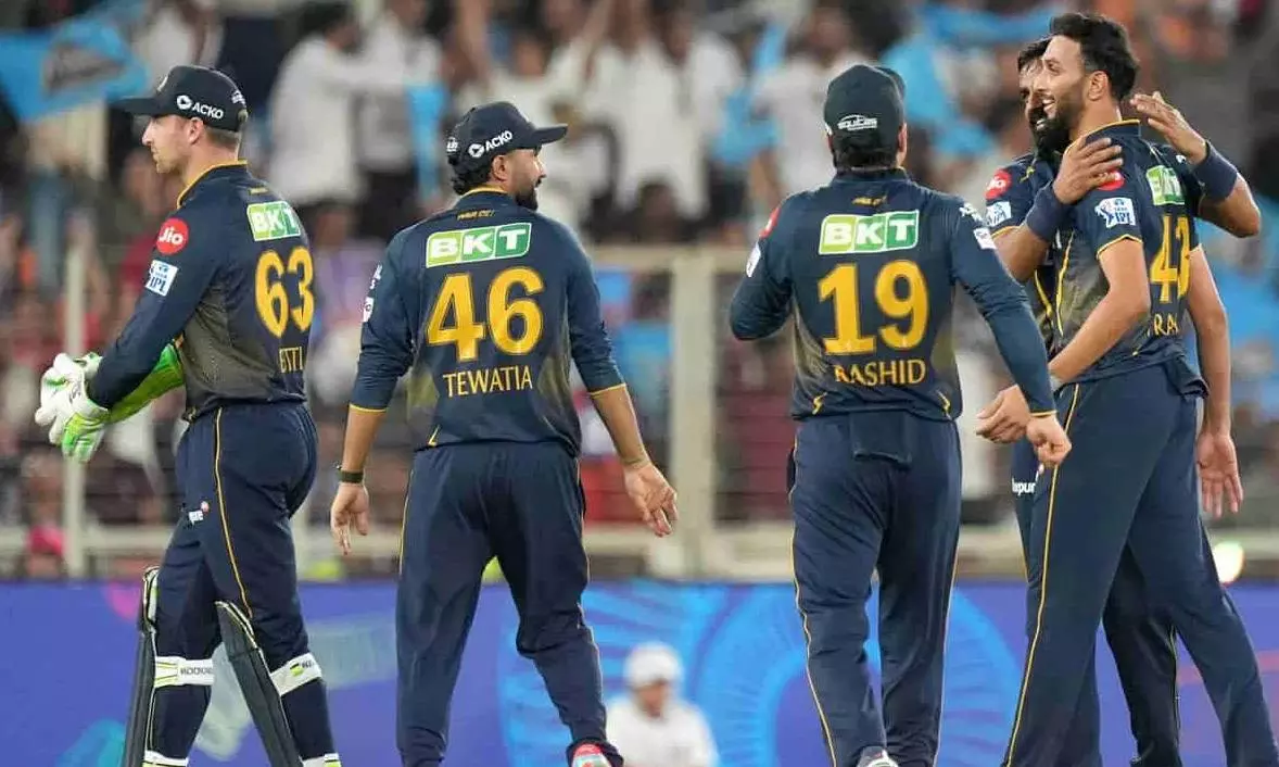 IPL 2025: Gujarat downs Rajasthan; tops table with straight 4th win