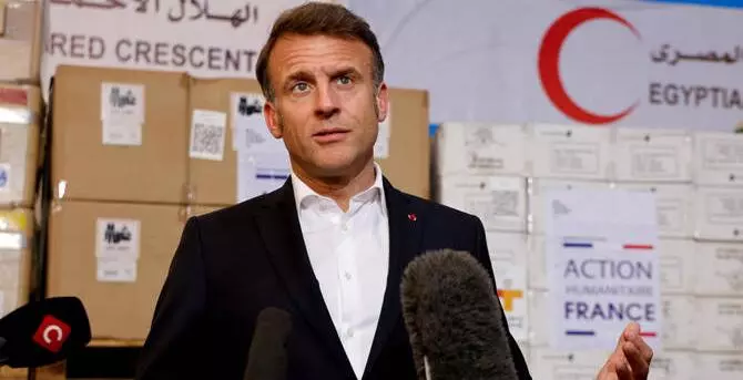 Macron says France could recognize Palestinian state ‘in June’
