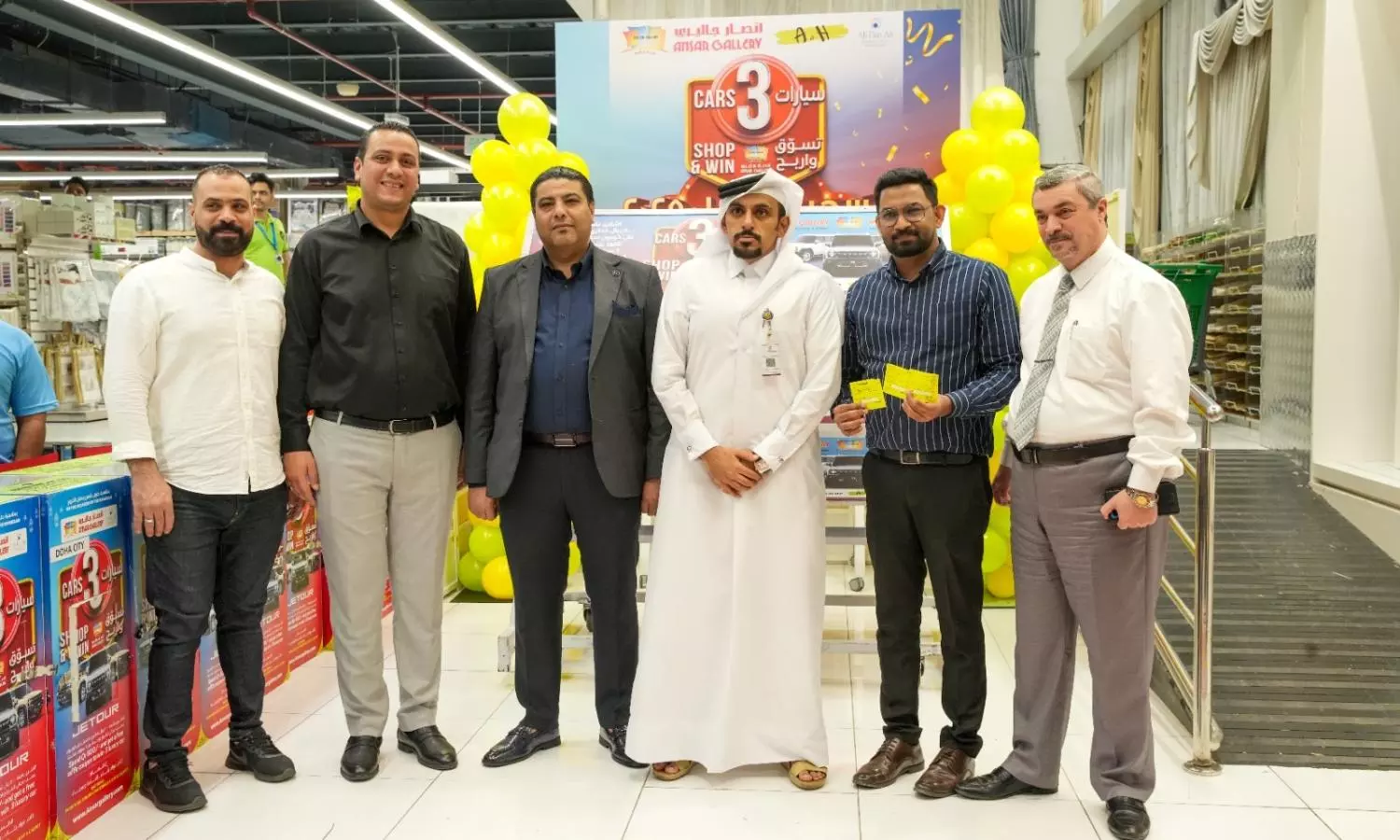 Doha: Ansar Gallery awards cars to three winners in Ramadan Raffle Draw 2025