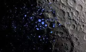 water on moon