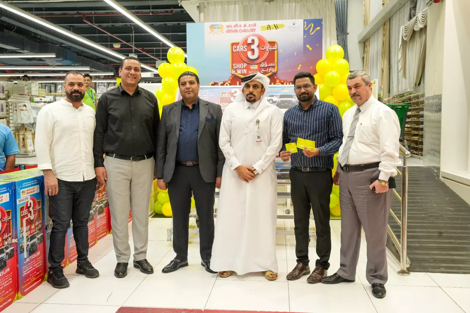 Doha: Ansar Gallery awards cars to three winners in Ramadan Raffle Draw 2025