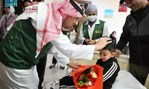 KSrelief performs 40 cochlear implants for Gaza children in Jordan
