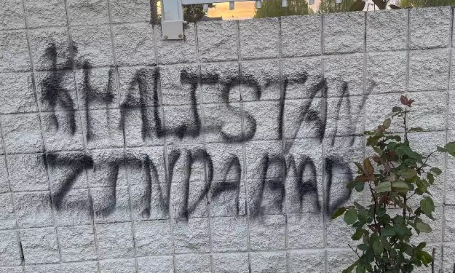 Pro-Khalistan graffiti defaces gurdwara in Canada