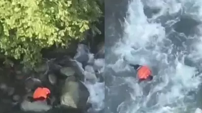 Man alleged to have helped terrorists, jumps into river in J&K, drowns