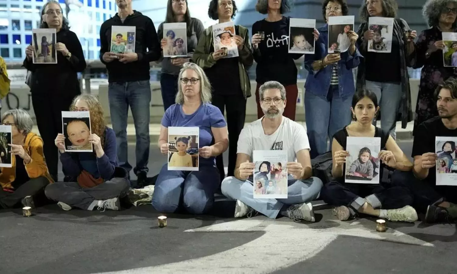 Israelis hold silent vigil to raise voice against Palestinian children’s killing in Tel Aviv