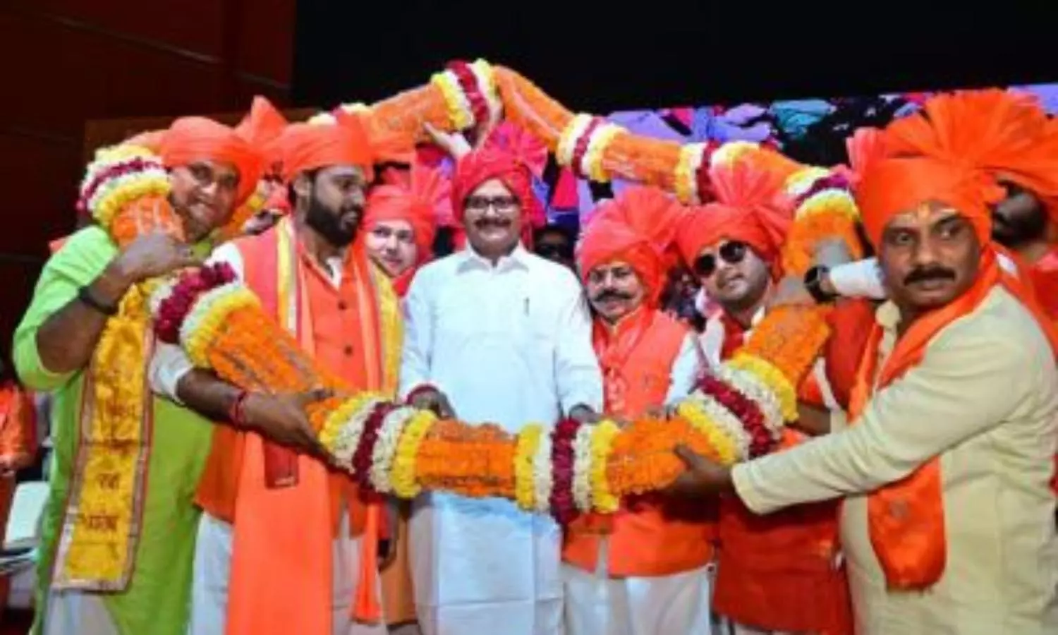 Right-wing event’s call for Hindu Rashtra backed by deputy CM in Lucknow