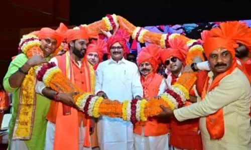 Right-wing event’s call for Hindu Rashtra backed by deputy CM in Lucknow