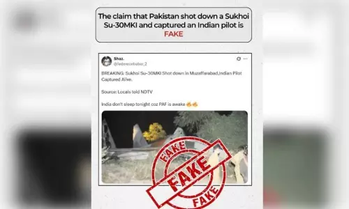 Pak propaganda alert: Sukhoi shot down, pilot captured; PIB says 2014 image of crash