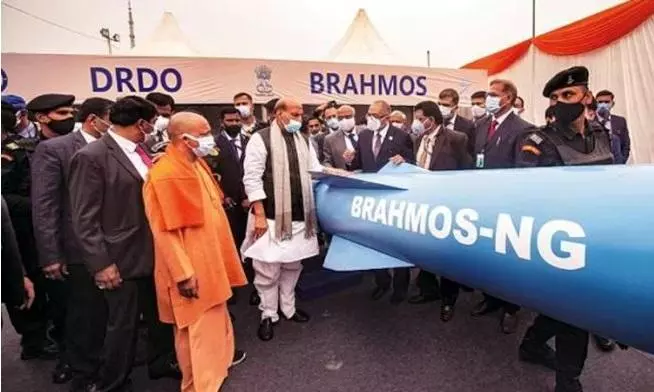 Rajnath Singh inaugurates BrahMos missile unit, says ‘this will make UP a hub of defence manufacturing’