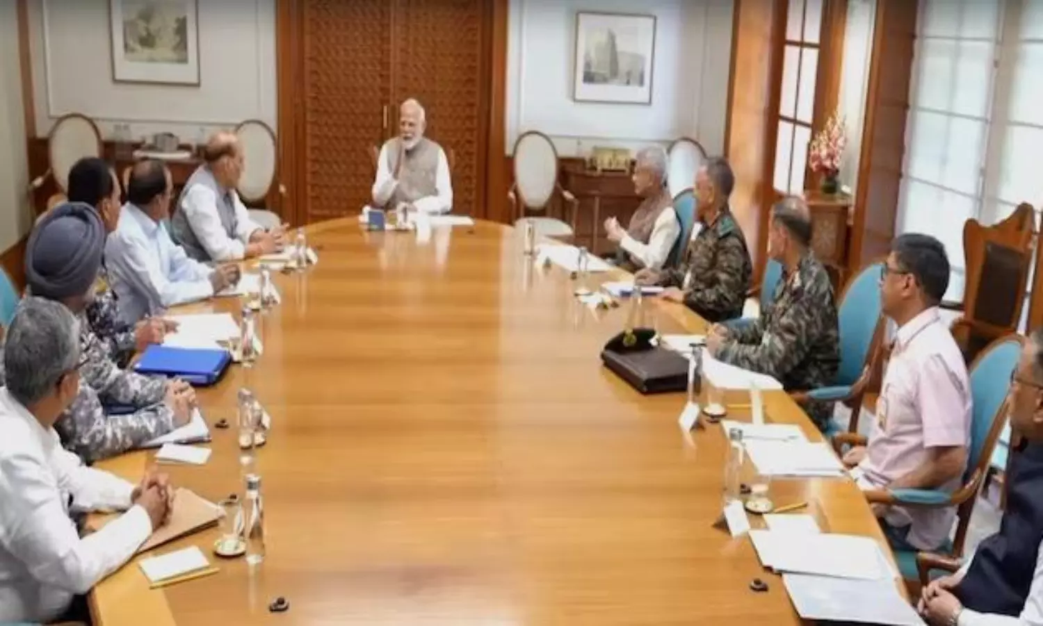 Amid ceasefire, high-level meet underway at PM Modis residence