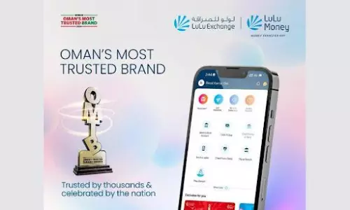 Winner of Omans most trusted brand award: LuLu Money App