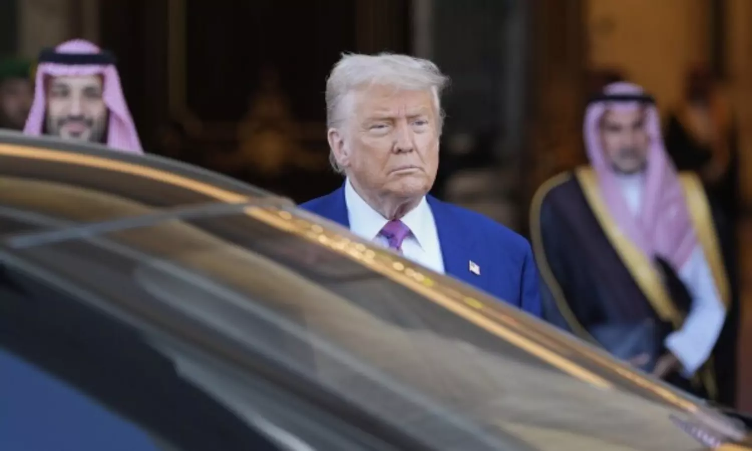 Trump to meet Syrian president after lifting sanctions; heads to Qatar next