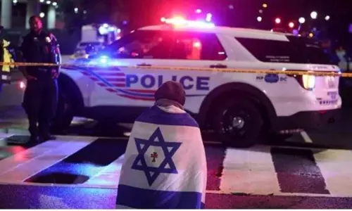 Two Israeli Embassy staffers shot dead in Washington, suspect held
