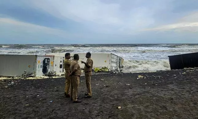 Kerala deploys volunteers to clean plastic pellets after shipwreck