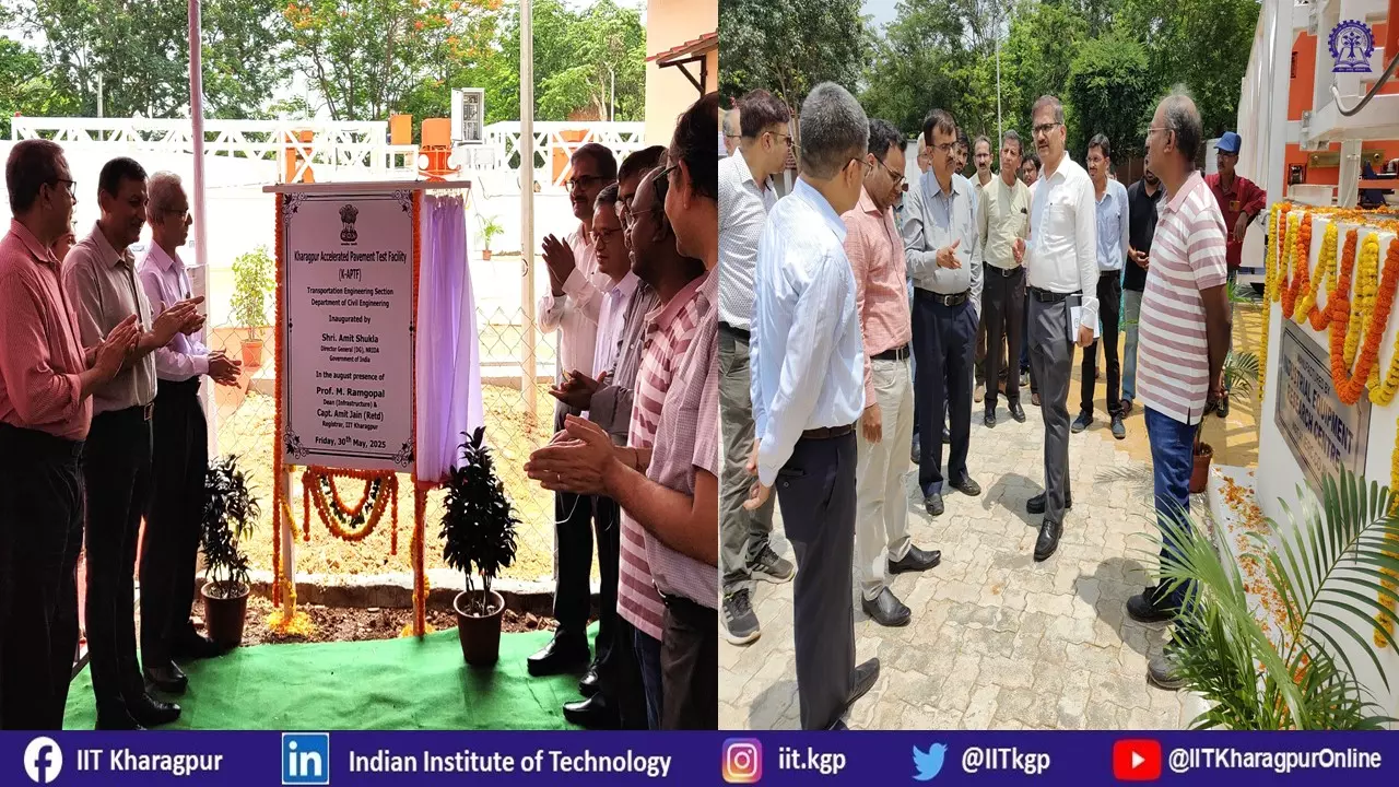 IIT Kharagpur launches India’s 1st accelerated pavement testing facility