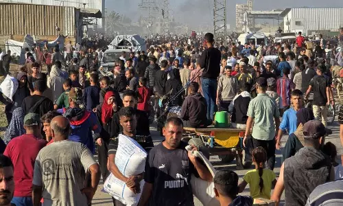 21 Palestinians killed while going to Israeli-backed Gaza aid hub: Hospital