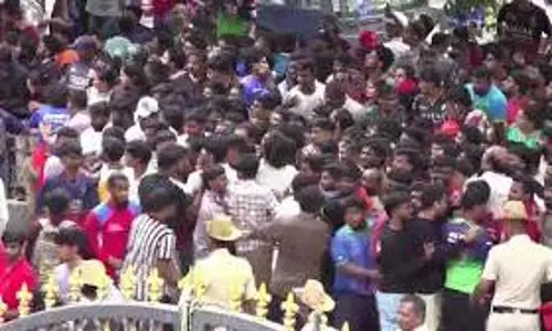 RCB victory stampede