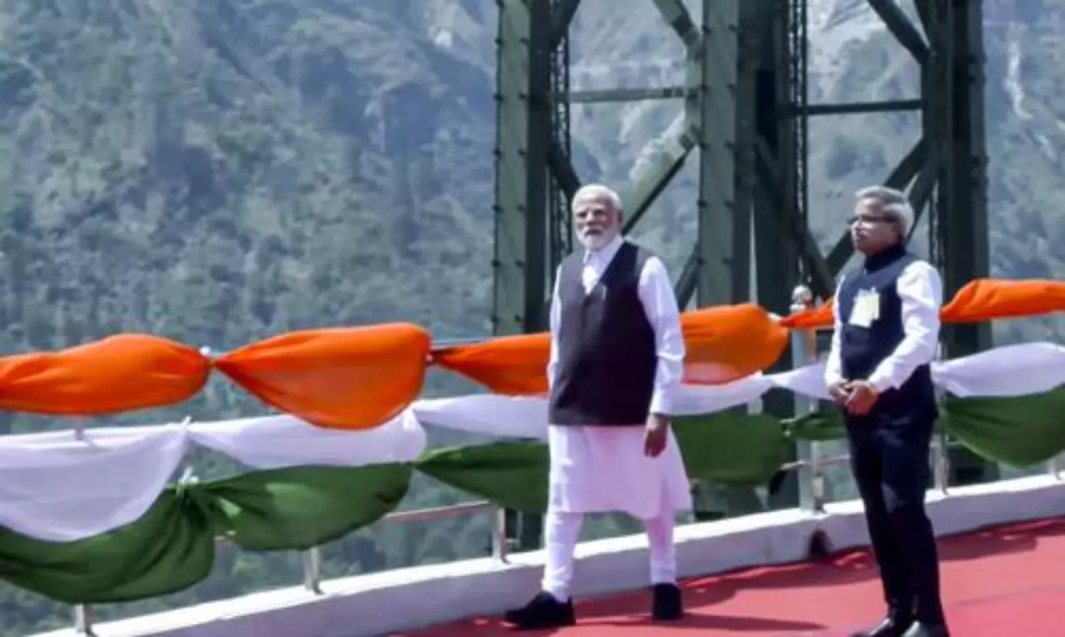 PM Modi inaugurates worlds highest railway bridge over Chenab in J&K