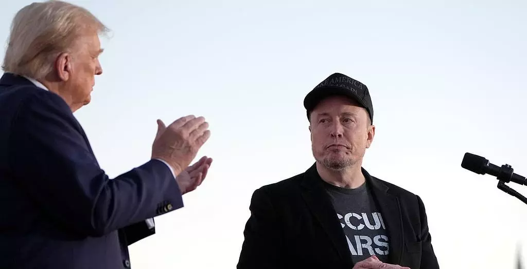Amid Musks feud with Trump over GOP tax bill, Tesla stock falls sharply