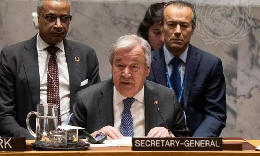 UN chief urges action on Palestinian statehood ahead of Saudi-France deliberations