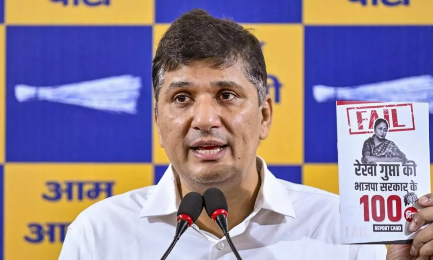 Betraying the poor: AAP slams bulldozer action at Delhi’s Madrasi camp