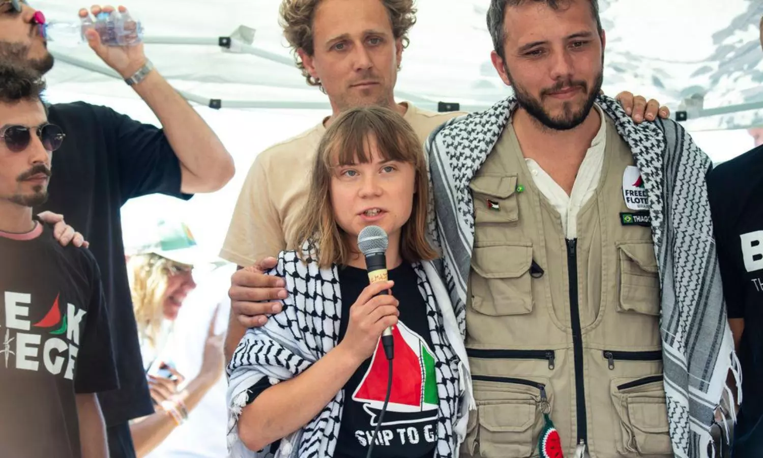Israel vows to block Gaza-bound aid boat carrying Greta Thunberg