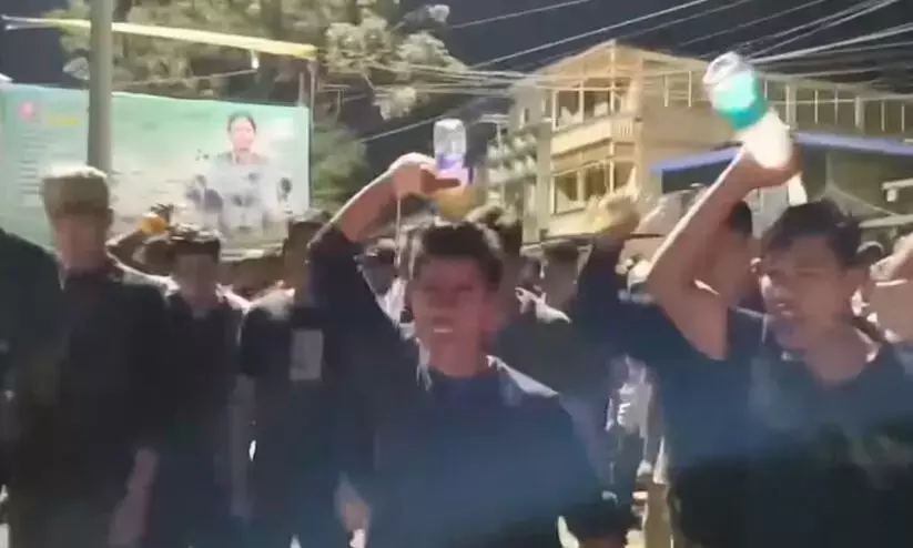 Manipur tensions: protesting youths threaten to self-immolate